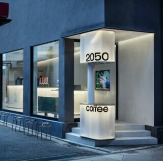 2050 coffee shop en Kyoto, Japón